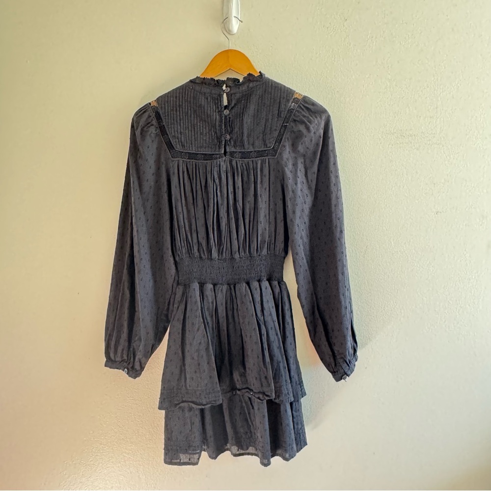 Cleobella Berit Black
Embroidered Mini Long Sleeve Dress size Small - Picture 4 of 10